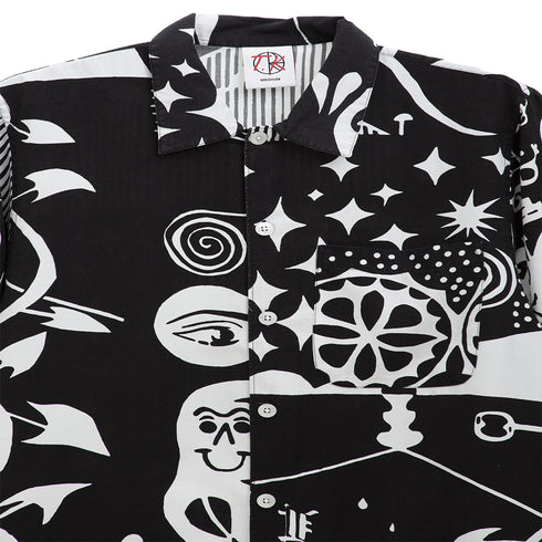 Polar Skate Co Spiral Shirt Black/White POL-SPIRALS Degli Uberti